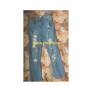 High rise Slim straight jeans